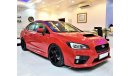 Subaru Impreza WRX ORIGINAL PAINT ( صبغ وكاله ) ONLY 84000 KM! EXCELLENT CONDITION Subaru WRX AWD 2016 Model! GCC Specs