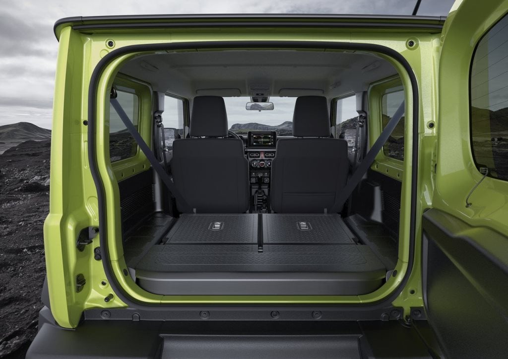 Suzuki Jimny interior - Rear Cabin