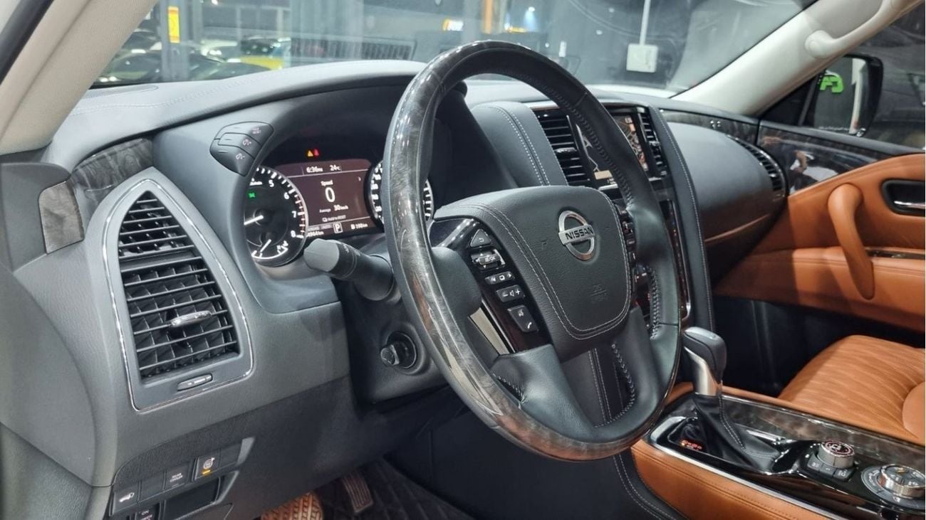 Nissan Patrol NISSAN PATROL SE PLATINUM CITY BLACK EDITION 2021 WITH 34KKM FULL SERVICE HISTORY UNDER AWR WARRANTY