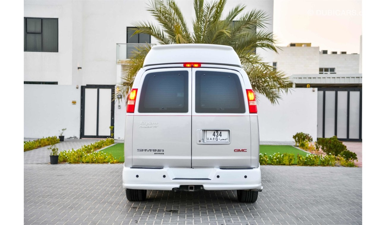 GMC Savana Luxury Minivan LOW MILEAGE - GCC - AED 2,330 Per Month - 0% DP