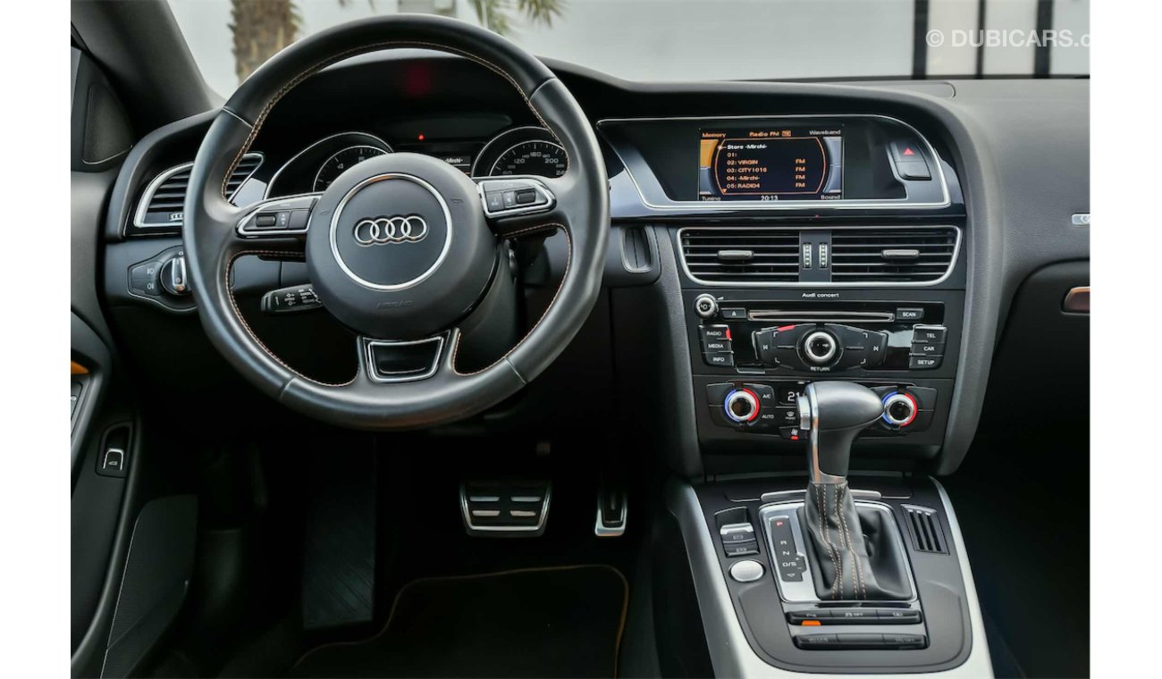 Audi A5 S-Line Plus - Dual Tone Leather Interior - GCC - AED 1,743 Per Month - 0% DP