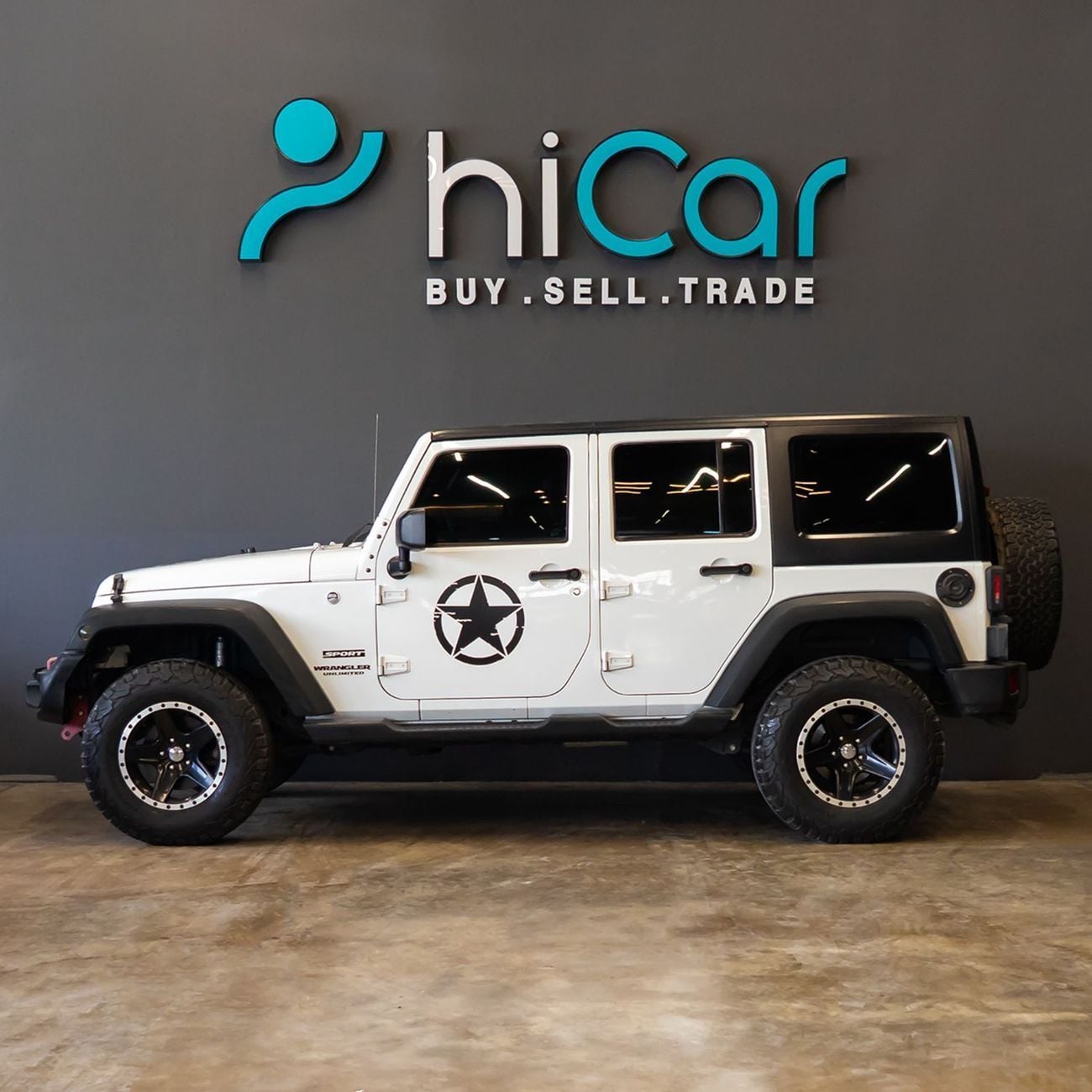 Jeep Wrangler Unlimited Sport 3.6L A/T AED 2,572 pm • 0% Downpayment • Wrangler Unlimited Sport • 1 Year Warranty
