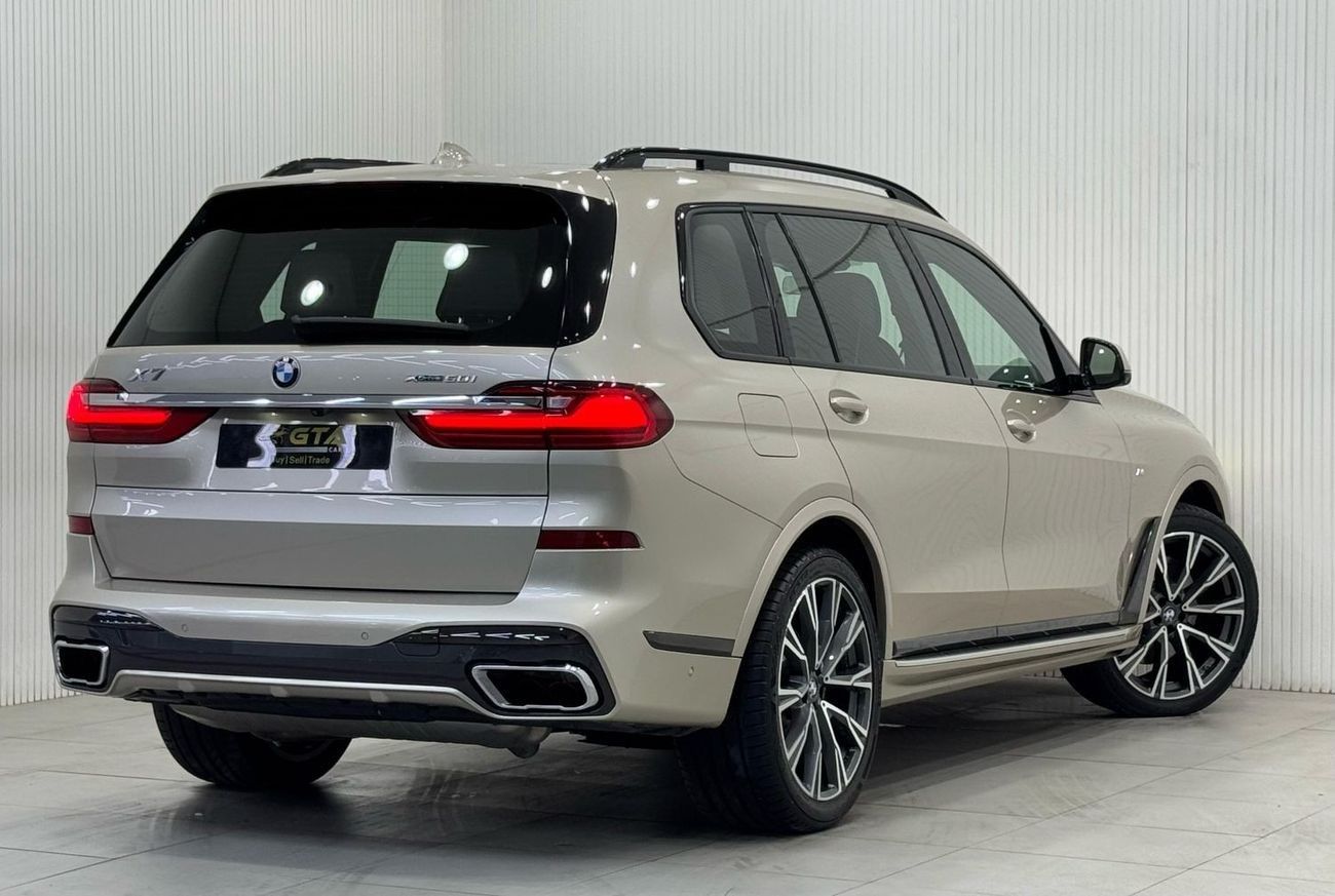 بي أم دبليو X7 50i 4.4L 2019 BMW X7 xDrive50i M-Sport, Warranty, Full BMW Service History, Fully Loaded, 7 Seater,