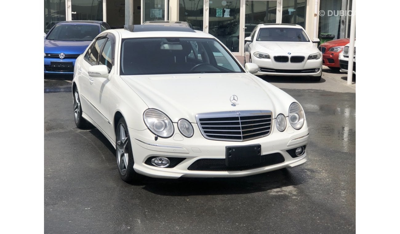 مرسيدس بنز E 500 موديل 2009 وارد اليابان حاله ممتازه من الداخل والخارج فل مواصفات كراسي جلد ومثبت سرعه وتحكم كهربي كا