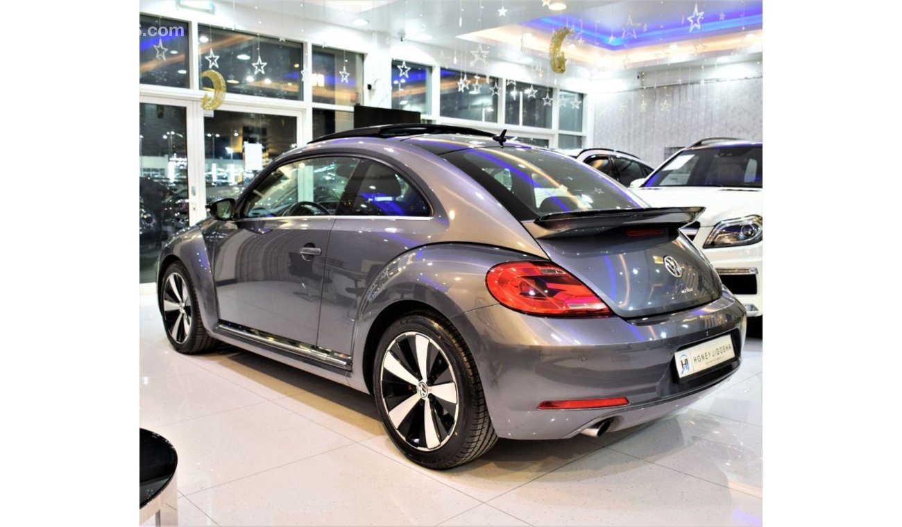 فولكس واجن بيتيل ONE LASTING LEGACY! ( 74,000 KM ) Volkswagen Beetle TURBO 2015 Model Grey Color GCC Specs!