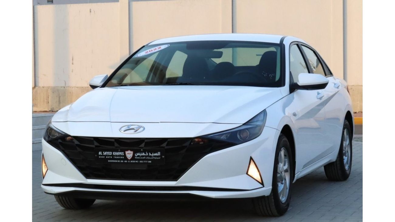 هيونداي إلانترا GL هيونداي ألنترا 2022 خليجي بحالة ممتازة صبغ وكالة بدون حوادث