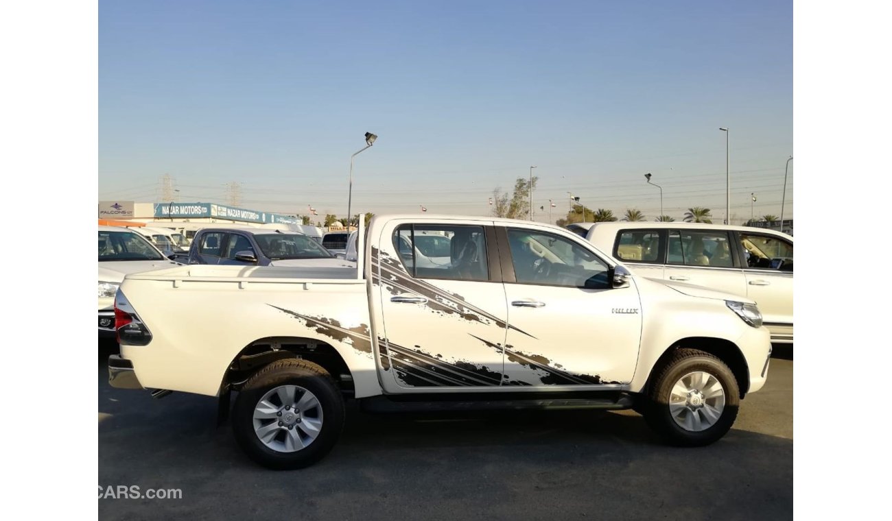 Toyota Hilux 4X4 Diesel SR5 Full Option Automatic (White/Red)