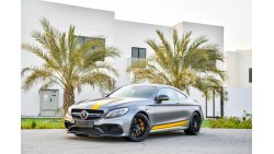 Mercedes-Benz C 63 Coupe AMG Edition 1 - Agency Warranty & Service Contract! - Only AED 5,855 PM! - 0% DP