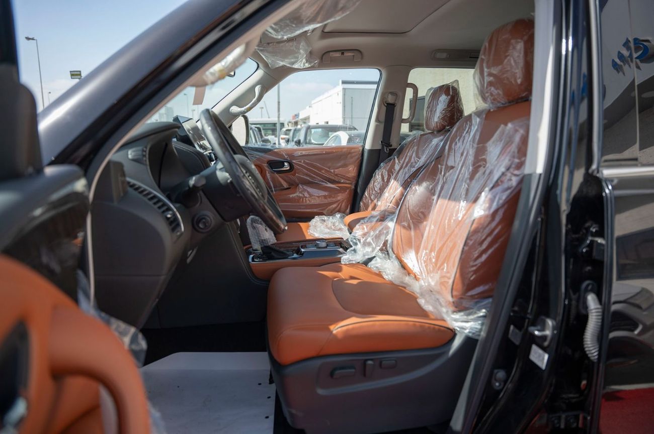 نيسان باترول LE T3 5.6L 2024 Nissan Patrol LE V8 5.6L petrol - Black -orange