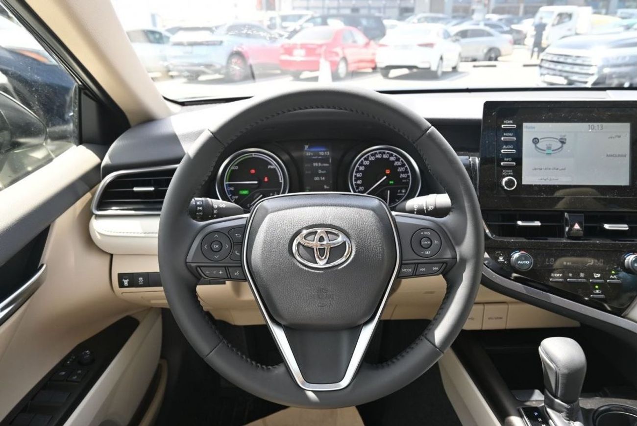 تويوتا كامري Toyota Camry GLE 2.5L Hybrid, Sedan, FWD, 4Doors , Model 2024, Color Black