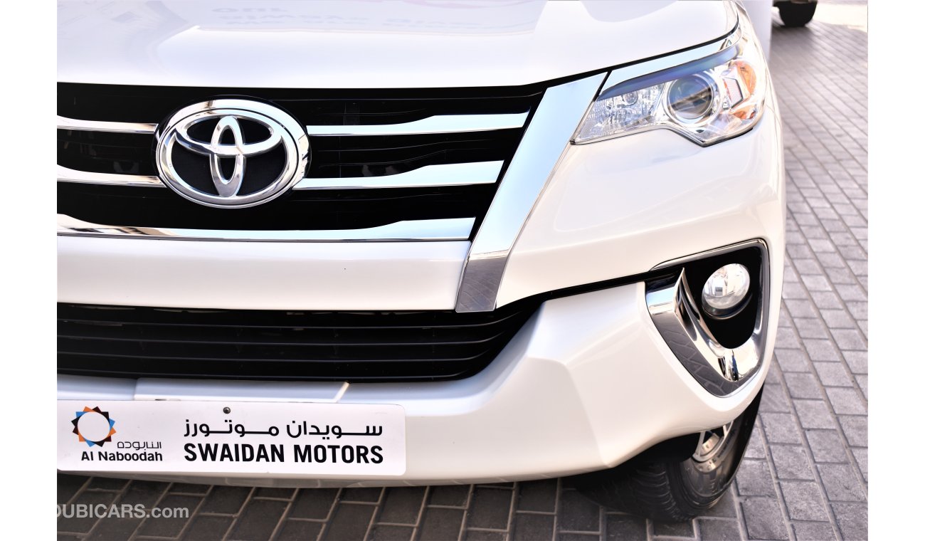 تويوتا فورتونر AED 2154 PM | 4.0L GXR V6 4WD GCC WARRANTY