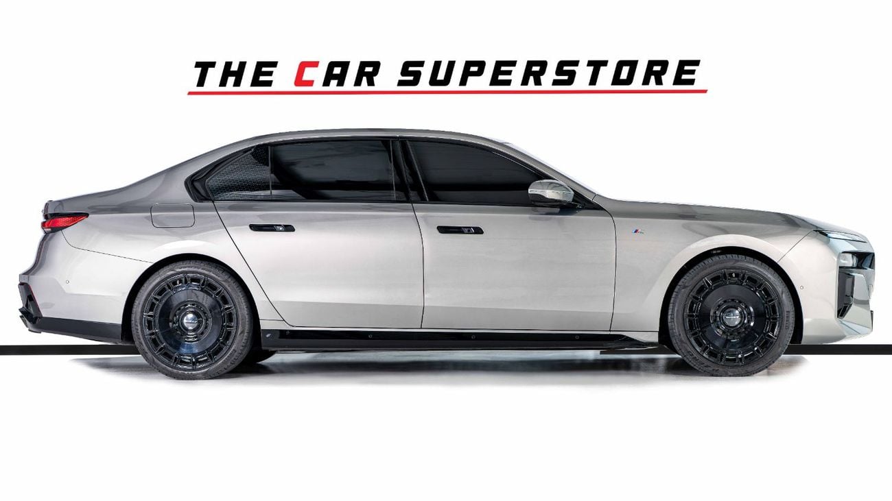 BMW M760Li GCC-1 Owner-Abu Dhabi Motors Warranty Service Contract Until 07/2030