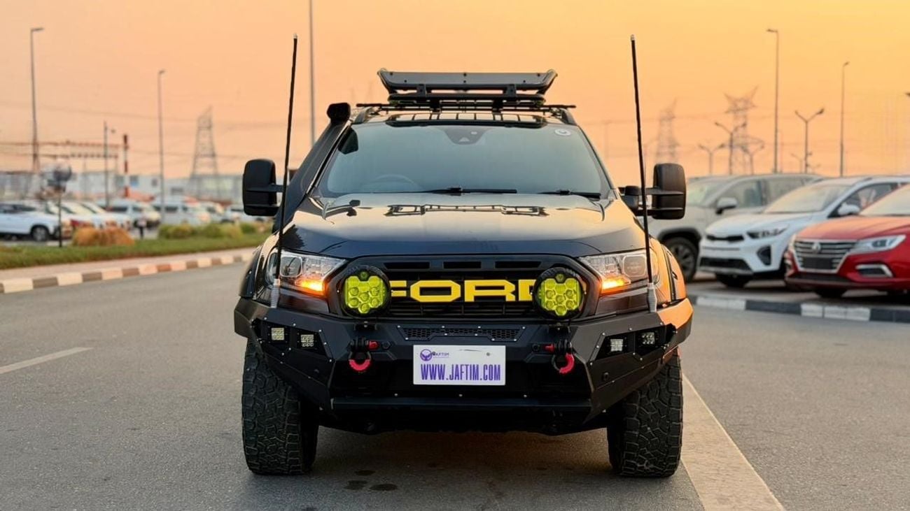 فورد رانجر MODIFIED FULLY OFF-ROAD WILDTRAK | HEAVY DUTY FRONT BUMPER WITH YELLOW LED SPOT LIGHTS | ADVENTURE R