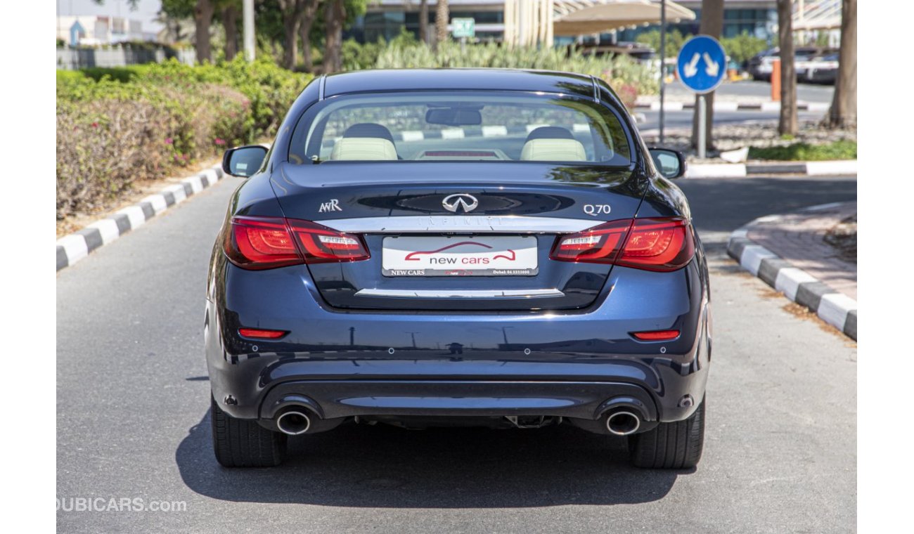 إنفينيتي Q70 GCC - 1760 AED/MONTHLY - 1 YEAR WARRANTY COVERS MOST CRITICAL PARTS