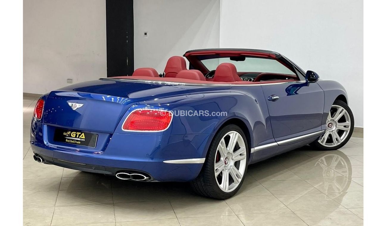 Bentley Continental GTC 2014 Bentley Continental GT-Full Service History-GCC