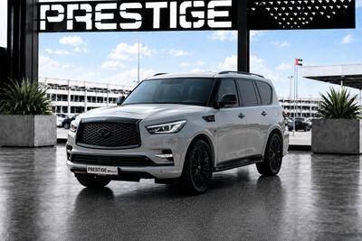 Infiniti QX80 GCC 2019 Nardo Grey Unique Interior Design by MBS