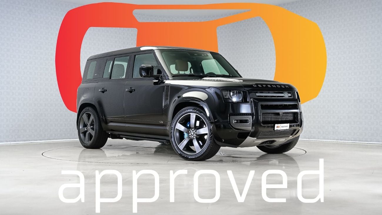 Land Rover Defender 110 P525 V8 Edition | AED 5,905 PM | Warranty-Service June 2027 | GCC
