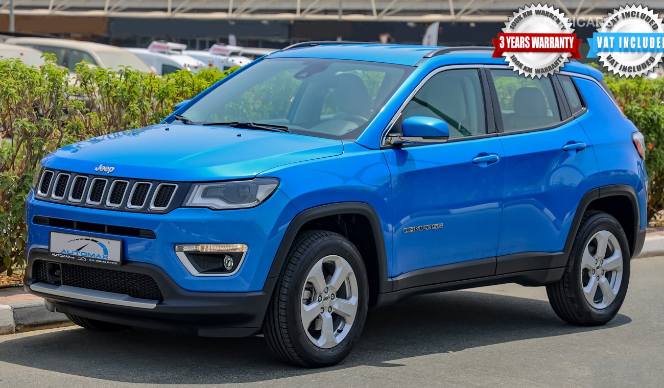 Jeep Compass Limited 4X4 , V4 2.4L , GCC , 2019 , 0Km , W/3 Yrs or 100K Km WNTY