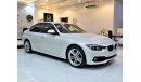 BMW 318i AED 1,213 Per Month / 0% D.P | BMW 318i 1.5L ( 2017 Model! ) in White Color! GCC Specs