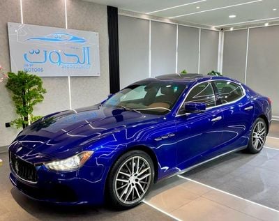 Maserati Ghibli S Q4 3.0L (345 HP) AMAZING BLUE COLOR MASERATI GHIBLI SQ4 V6 || GCC || FREE ACCIDENT || HIGHEST CATE