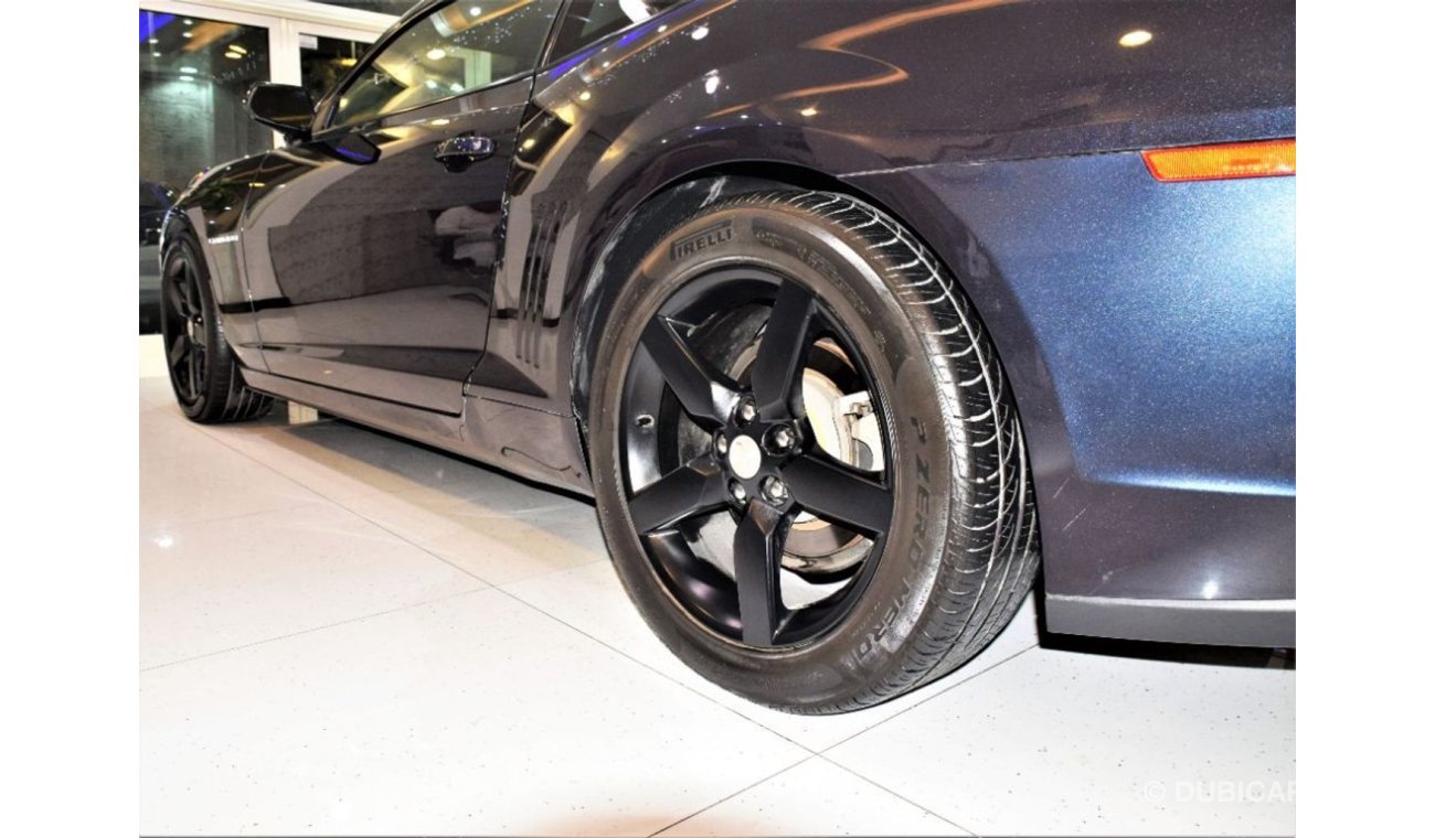 شيفروليه كامارو ONLY 78000 KM!! ORIGINAL PAINT Chevrolet Camaro 2014 Model Dark Blue Color GCC Specs!