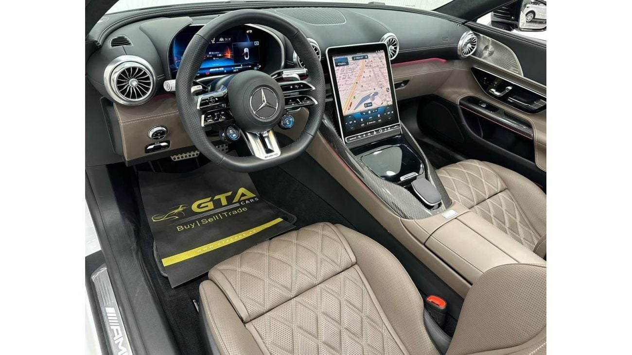 مرسيدس بنز SL 55 AMG 2022 Mercedes Benz SL55 AMG 4MATIC+, August 2028 Mercedes Warranty, Full Options, Low Kms, GCC