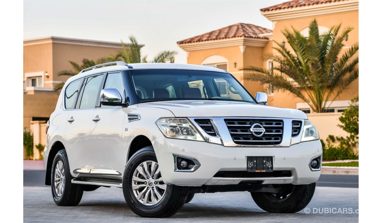 Nissan Patrol SE 5.6L V8 - 2015 - Under Warranty - AED 2,330 PER MONTH - 0% DOWNPAYMENT
