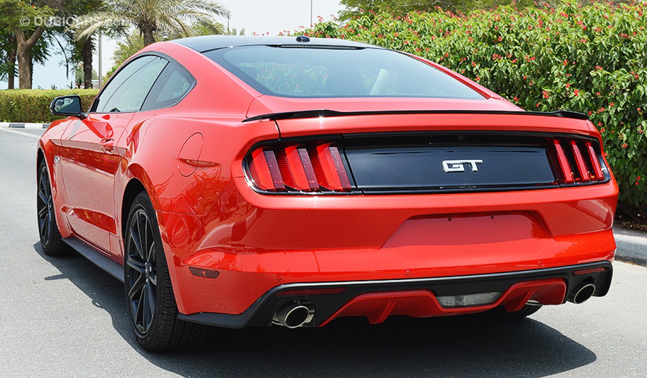 Ford Mustang GT Premium+, 5.0L V8 GCC, 0km with 3 Years or 100K km Warranty and 60K km Service at AL TAYER