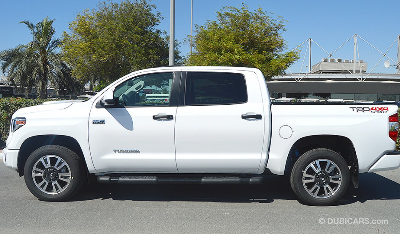 Toyota Tundra Crewmax TRD SPORT with Black Side Steps, 5.7L V8