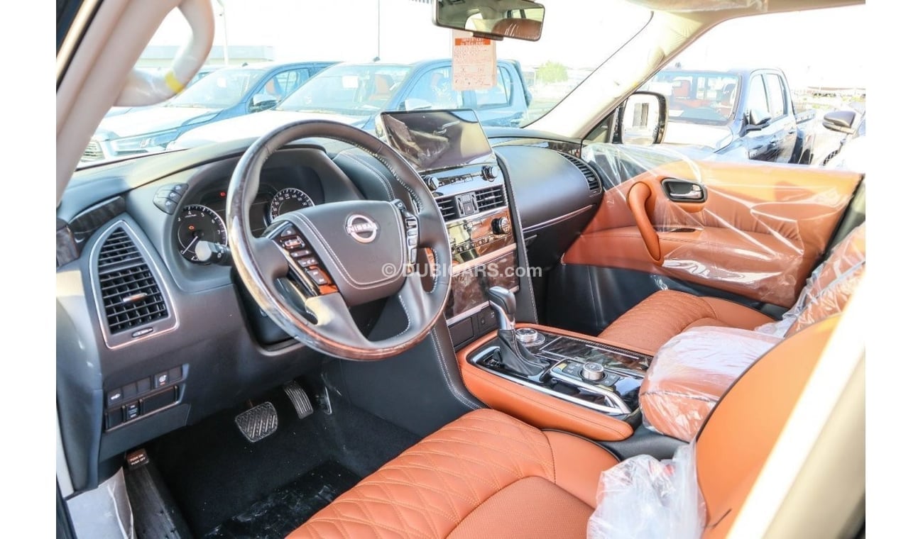 نيسان باترول نيسان باترول نيسان باترول بلاتينيوم 4.0 لتر بنزين SUV V6 4WD 5 أبواب 360 كاميرا رادار مثبت سرعة أمام