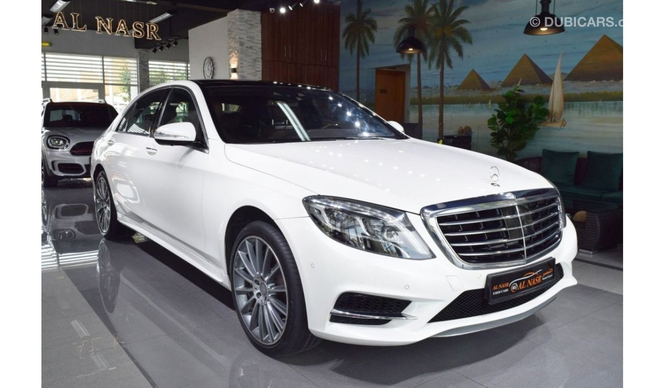 مرسيدس بنز S 400 صبغ وكاله | S 400 AMG | GCC Specs | Excellent Condition | Original Paint | Single Owner | Accident F