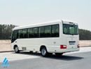 Toyota Coaster 23-Seater Bus 4.0L Diesel RWD GCC Specs Full Option White