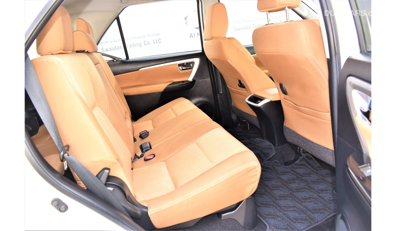 Toyota Fortuner AED 2056 PM | 4.0L GXR V6 4WD GCC DEALER WARRANTY