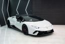 لامبورغيني هوراكان 2018 Lamborghini Performante Spyder, ALA Aerodynamics, Lift System, Forged Composites, GCC Spec!!