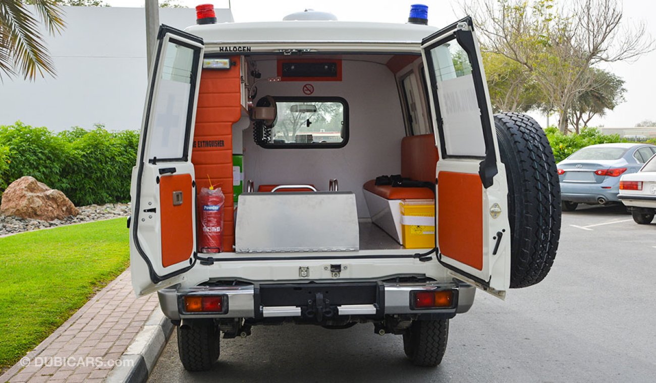 Toyota Land Cruiser LX78 WITH DIFFERENT AMBULANCE EQUIPMENT AS PER REQUIREMENT