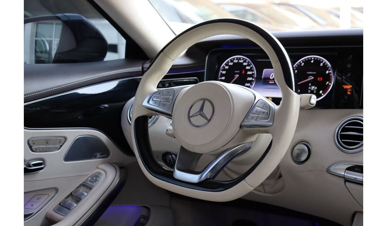 مرسيدس بنز S 500 كوبيه Mercedes-Benz S500 Coupe / 2016 / Germany / Original Paint/ Free Accident/ First Owner