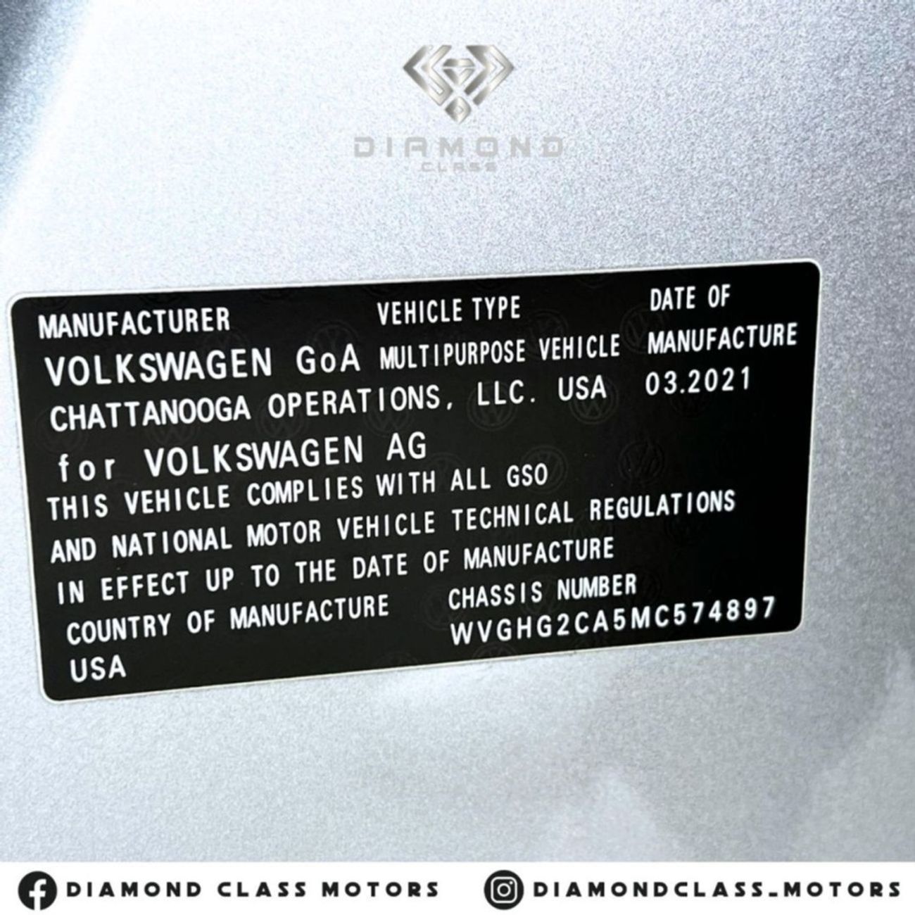 Volkswagen Teramont Highline 3.6L Volkswagen Teramont Highline  3.6L AWD Panoramic  Full Option   GCC    Under Agency Wa