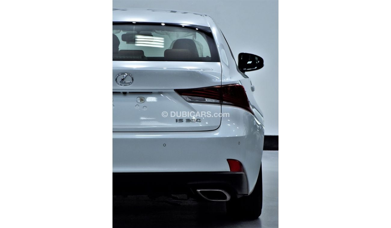 Lexus IS300 Platinum EXCELLENT DEAL for our Lexus IS300 ( 2018 Model! ) in White Color! GCC Specs