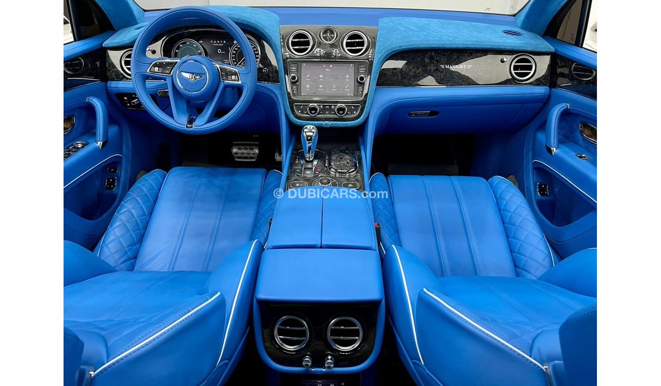 Bentley Bentayga Special Edition 2017 Bentley Bentayga Mansory W12, Only 1 in UAE Special Blue Interior, Full History