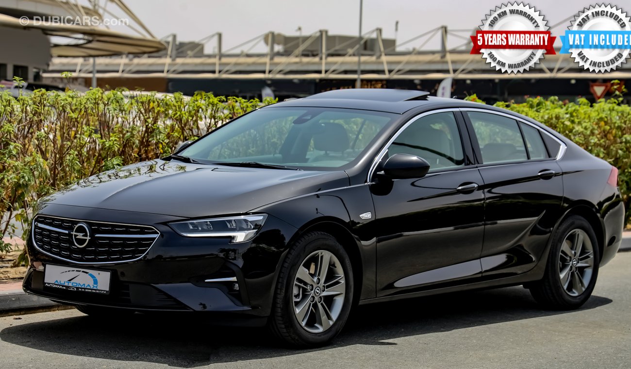 أوبل إنسيجنيا أوبل V4 2.0L Turbo Grand Sport Elegance Plus Insignia خليجية 2021 FWD مع ضمان 5 سنوات أو 100 ألف Km