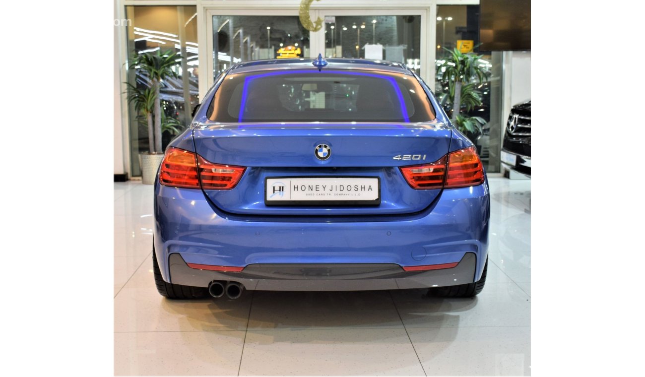 BMW 420i EXCELLENT DEAL for our BMW 420i M-Kit GranCoupe 2016 Model!! in Blue Color! GCC Specs