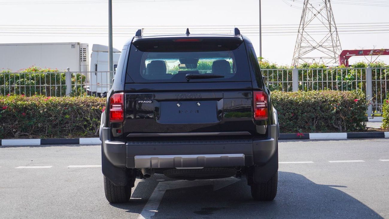 تويوتا برادو Mid ECTAGR033 - 2026 Toyota Prado - 2.4L Petrol Auto - Mid - Black with Black Interior