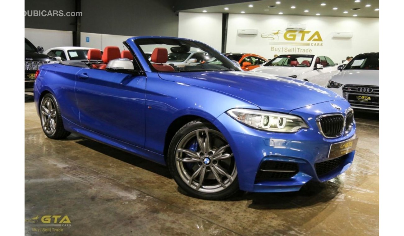 BMW M235i 2016 BMW M235i Convertible, BMW Warranty + Service Package, Full Service History, GCC, Low Kms