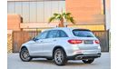 Mercedes-Benz GLC 250 4Matic | 2,233 P.M | 0% Downpayment | Full Option | Agency Warranty