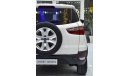 فورد ايكو سبورت EXCELLENT DEAL for our Ford ECOsport ( 2016 Model ) in White Color GCC Specs