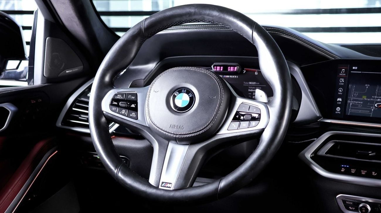 BMW X6 M50i 4.4L GCC-High Specifications-AGMC Warranty Service contract till 09/2026-M Sport Package