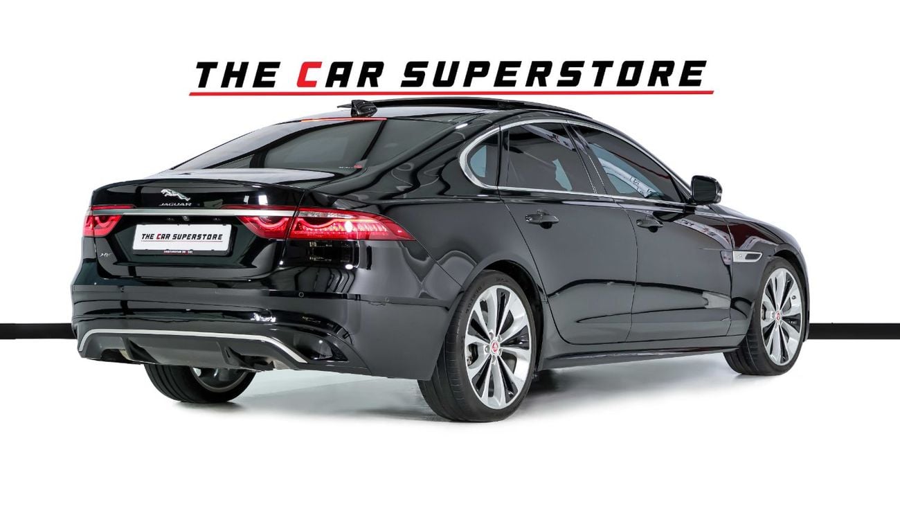 Jaguar XF R-Sport 3.0L Al Tayer Full Service History-Red/Black Full Leather Interior-Premium Sound System