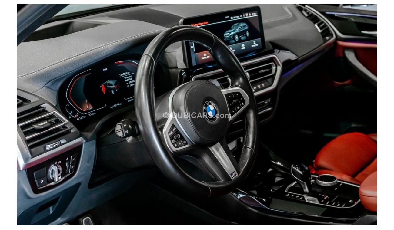 BMW X3 xDrive 30i 2022 BMW X3 xDrive30i M Sport, 2027 BMW Warranty + Service Contract, Full BMW Service His