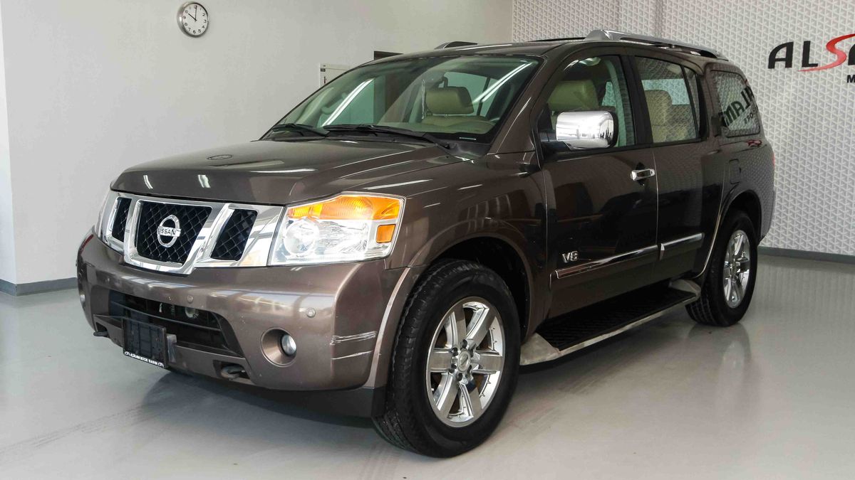 Nissan Armada LE for sale AED 75,000. Brown, 2013