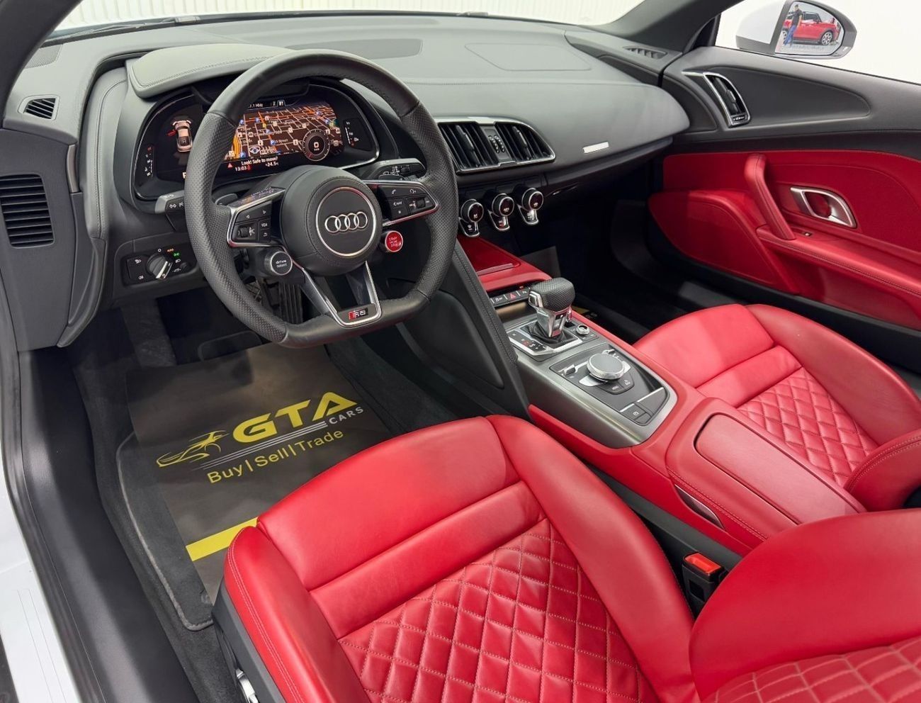 أودي R8 Std 5.2L (533 HP) 2021 Audi R8 V10, 2026 Audi Warranty, Audi Service Pack, Very Low Kms, GCC